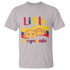 Funny Colombia Food T Shirt Little Empanada Colombian Flag TS11 Ice Gray Print Your Wear