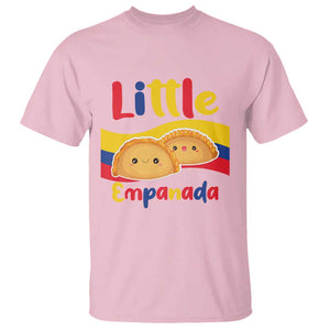 Funny Colombia Food T Shirt Little Empanada Colombian Flag TS11 Light Pink Print Your Wear