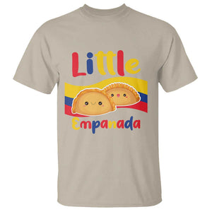 Funny Colombia Food T Shirt Little Empanada Colombian Flag TS11 Sand Print Your Wear