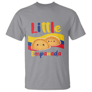 Funny Colombia Food T Shirt Little Empanada Colombian Flag TS11 Sport Gray Print Your Wear