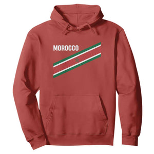 Morocco Moroccan Flag Hoodie Green Star Maroc Stripes TS11 Red Print Your Wear