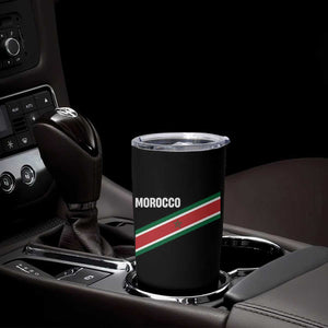 Morocco Moroccan Flag Tumbler Cup Green Star Maroc Stripes TS11 Print Your Wear