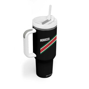 Morocco Moroccan Flag Tumbler With Handle Green Star Maroc Stripes TS11 Print Your Wear