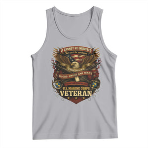 US Marines Veteran Tank Top It Cannot Be Inherited Nor Can It Be Purchased I Have Earned It TS11 Athletic Heather Print Your Wear
