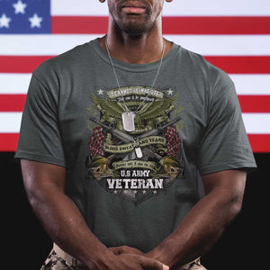 US Military Army Veteran T Shirt It Cannot Be Inherited Nor Can It Be Purchased I Have Earned It TS11 Dark Heather Print Your Wear