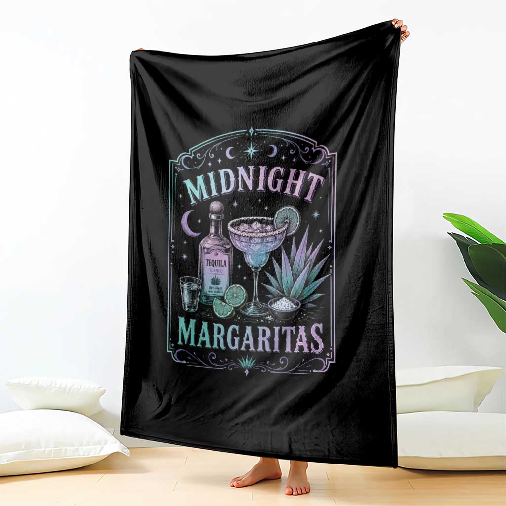Midnight Margaritas Halloween Witch Cocktail Lover Throw Blanket TS11 Print Your Wear