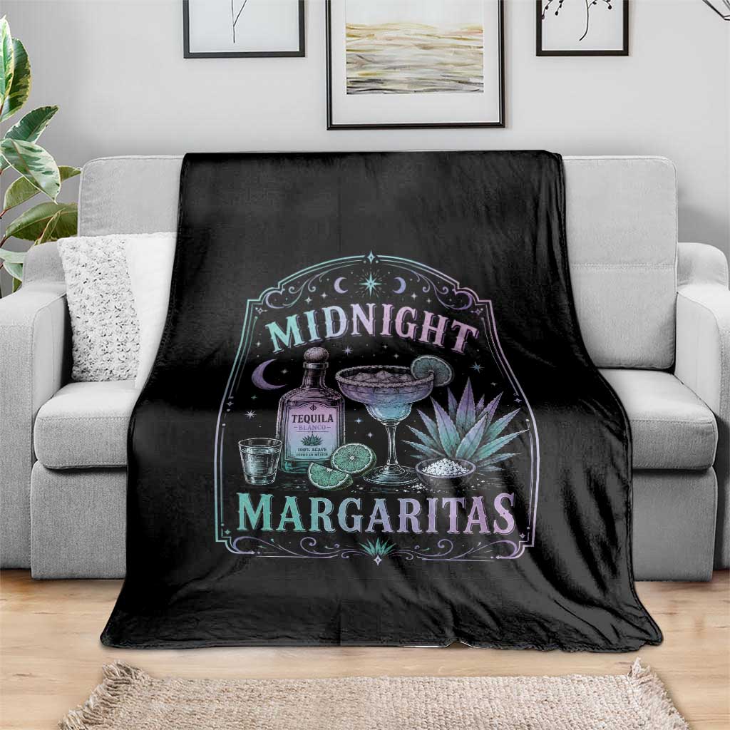 Midnight Margaritas Halloween Witch Cocktail Lover Throw Blanket TS11 Print Your Wear