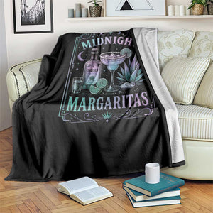 Midnight Margaritas Halloween Witch Cocktail Lover Throw Blanket TS11 Print Your Wear