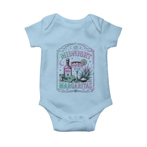 Midnight Margaritas Halloween Witch Cocktail Lover Baby Onesie TS11 Light Blue Print Your Wear