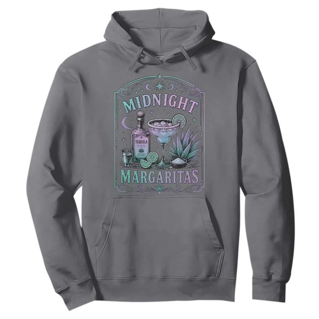 Midnight Margaritas Halloween Witch Cocktail Lover Hoodie TS11 Charcoal Print Your Wear