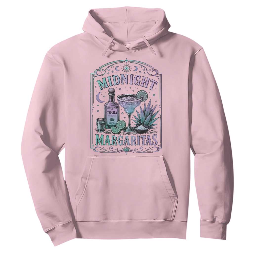 Midnight Margaritas Halloween Witch Cocktail Lover Hoodie TS11 Light Pink Print Your Wear