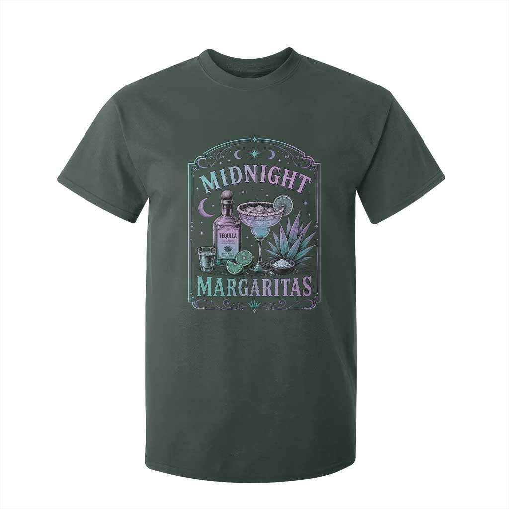 Midnight Margaritas Halloween Witch Cocktail Lover T Shirt For Kid TS11 Dark Forest Green Print Your Wear