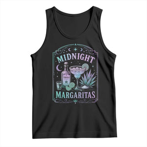 Midnight Margaritas Halloween Witch Cocktail Lover Tank Top TS11 Black Print Your Wear