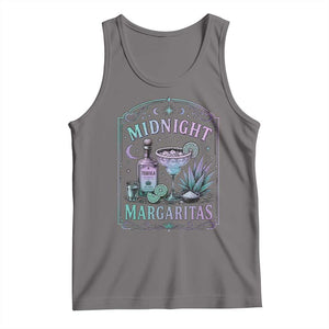 Midnight Margaritas Halloween Witch Cocktail Lover Tank Top TS11 Deep Heather Print Your Wear