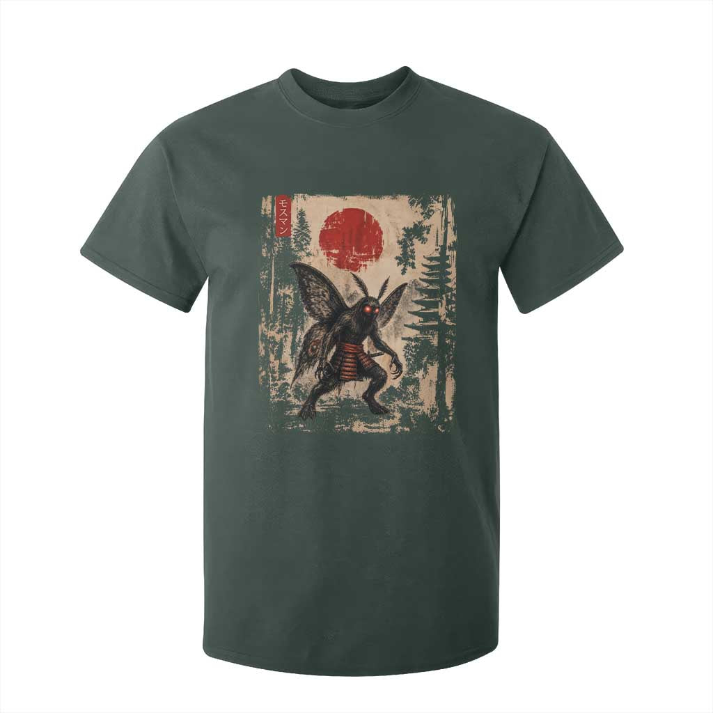 Samurai Mothman Japanese Vintage Graphic Ukiyo e Art T Shirt For Kid Funny Cryptids