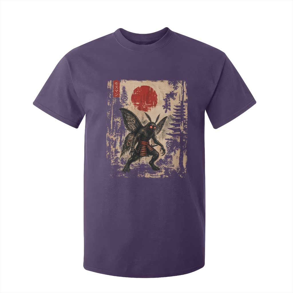 Samurai Mothman Japanese Vintage Graphic Ukiyo e Art T Shirt For Kid Funny Cryptids