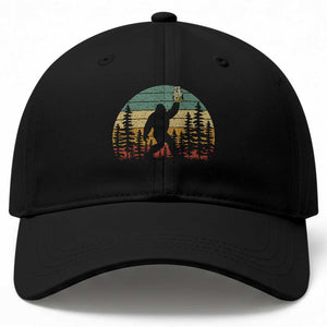 Funny Bigfoot Pickles Lover Baseball Cap Retro Sasquatch Cucumber Food Lover TS11 Print Your Wear