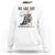 Halloween Harris Walz'24 Sweatshirt We Are Not Going Back Witches Bat TS11 White Print Your Wear