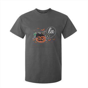 Harris Halloween 2024 T Shirt For Kid Comma La Kamala Black Cat Witches TS11 Dark Heather Print Your Wear