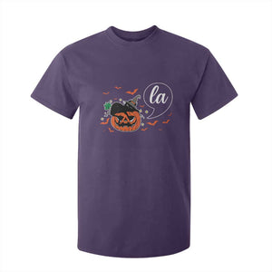 Harris Halloween 2024 T Shirt For Kid Comma La Kamala Black Cat Witches TS11 Purple Print Your Wear