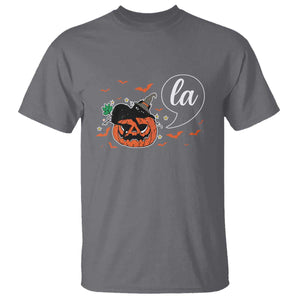 Harris Halloween 2024 T Shirt Comma La Kamala Black Cat Witches TS11 Charcoal Print Your Wear