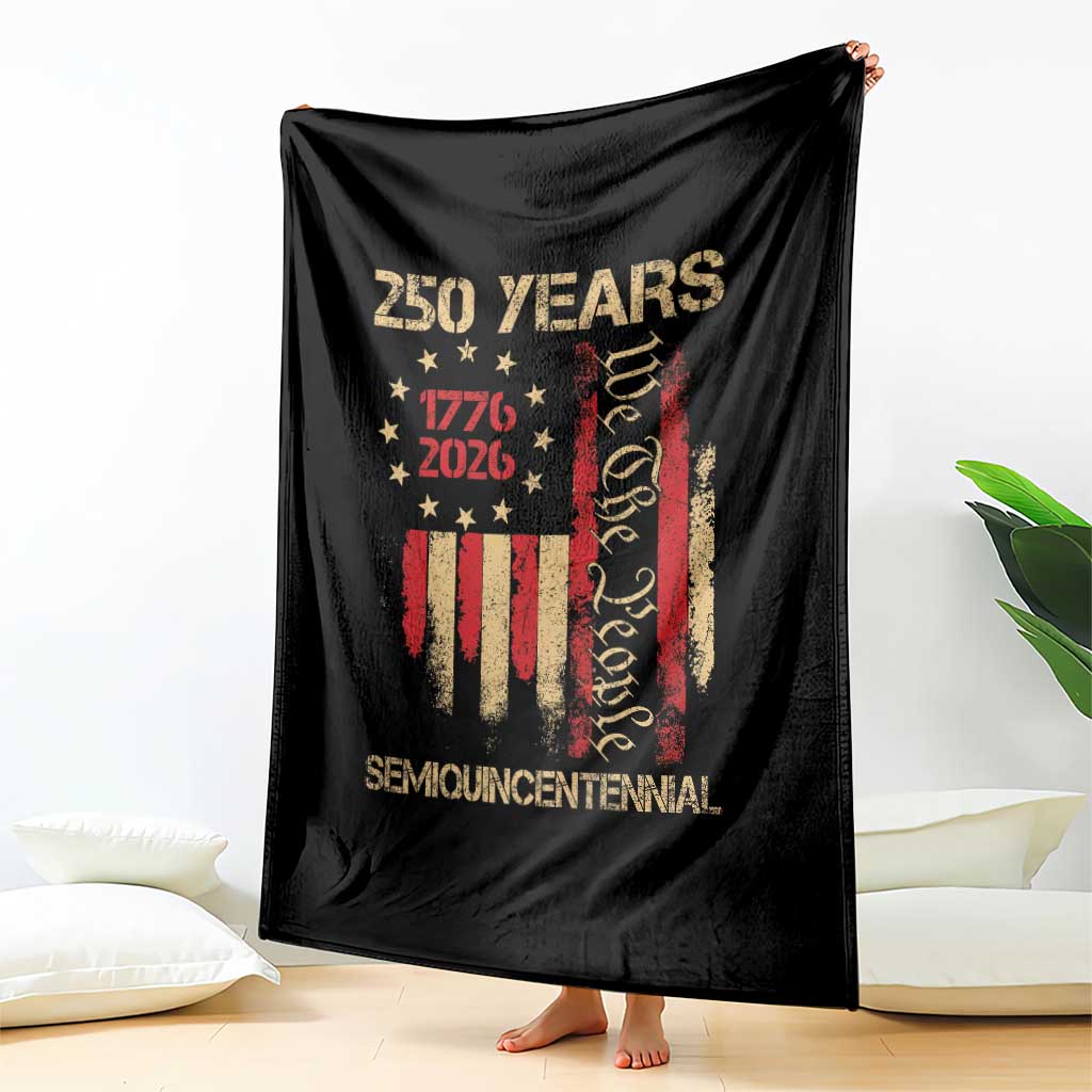250 Years Semiquincentennial Throw Blanket 250th America Anniversary Independence Day TS11 Print Your Wear