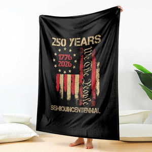 250 Years Semiquincentennial Throw Blanket 250th America Anniversary Independence Day TS11 Print Your Wear