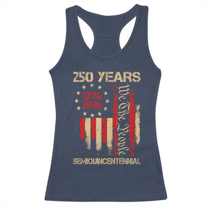250 Years Semiquincentennial Racerback Tank Top 250th America Anniversary Independence Day TS11 Navy Print Your Wear