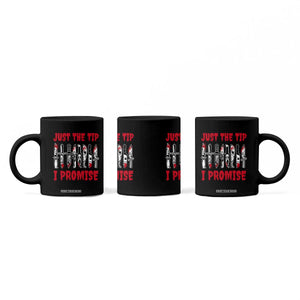 Funny Halloween Just The Tip I Promise Coffee Mug Horror Movie Knives TS11 Print Your Wear