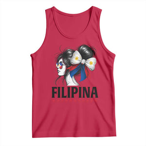 Filipina Girl Philippines Flag Proud Pinay Tank Top TS11 Red Print Your Wear