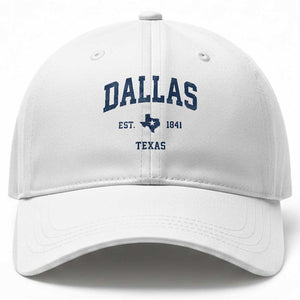 Dallas Texas Est 1841 Baseball Cap Vintage Texan City Souvenir