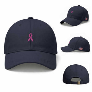 Breast Cancer Awareness Leopard Pink Ribbon Baseball Cap