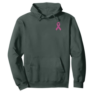 Breast Cancer Awareness Leopard Pink Ribbon Hoodie