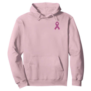 Breast Cancer Awareness Leopard Pink Ribbon Hoodie
