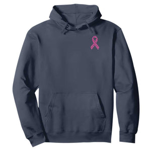 Breast Cancer Awareness Leopard Pink Ribbon Hoodie