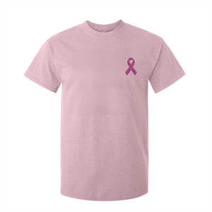Breast Cancer Awareness Leopard Pink Ribbon T Shirt For Kid