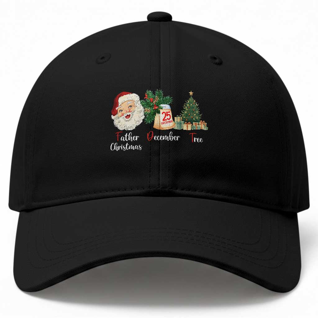 Funny Political Christmas Baseball Cap Father Christmas December Tree TS11 Print Your Wear