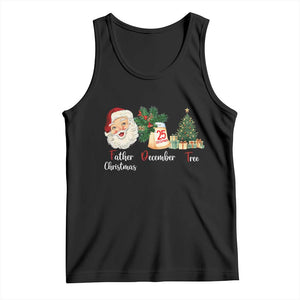 Funny Political Christmas Tank Top Father Christmas December Tree TS11 Black Print Your Wear