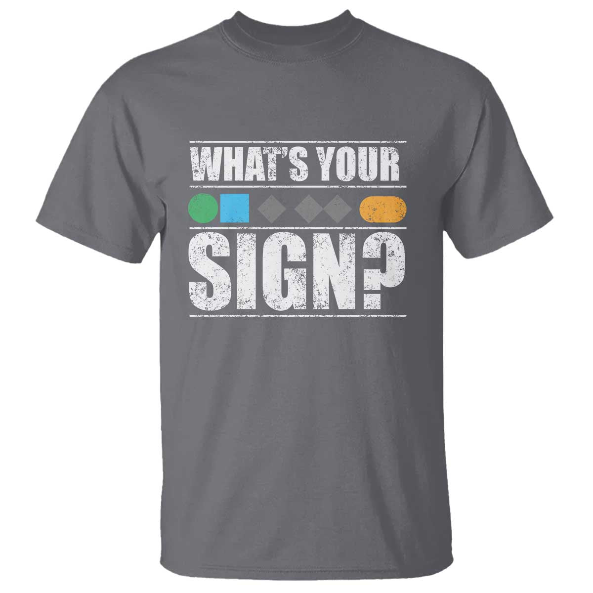 Funny Ski Snowboard Whats Your Sign T Shirt TS11 Charcoal Print Your Wear