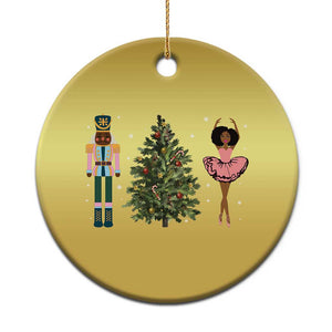 Funny Black Ballerina Nutcracker African American Xmas Christmas Ornament TS11 Print Your Wear