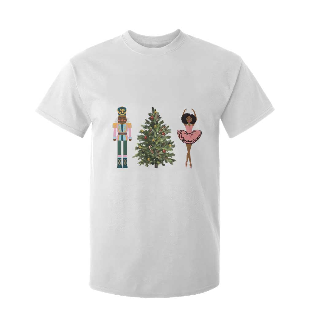 Funny Black Ballerina Nutcracker African American Christmas T Shirt For Kid TS11 White Print Your Wear