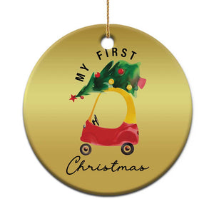 My First Xmas Christmas Ornament Toy Car Xmas Tree TS11 Print Your Wear