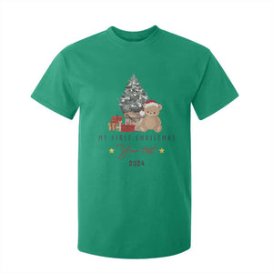 Personalized First Christmas T Shirt For Kid Custom Name Toys Xmas Tree TS11 Irish Green Print Your Wear