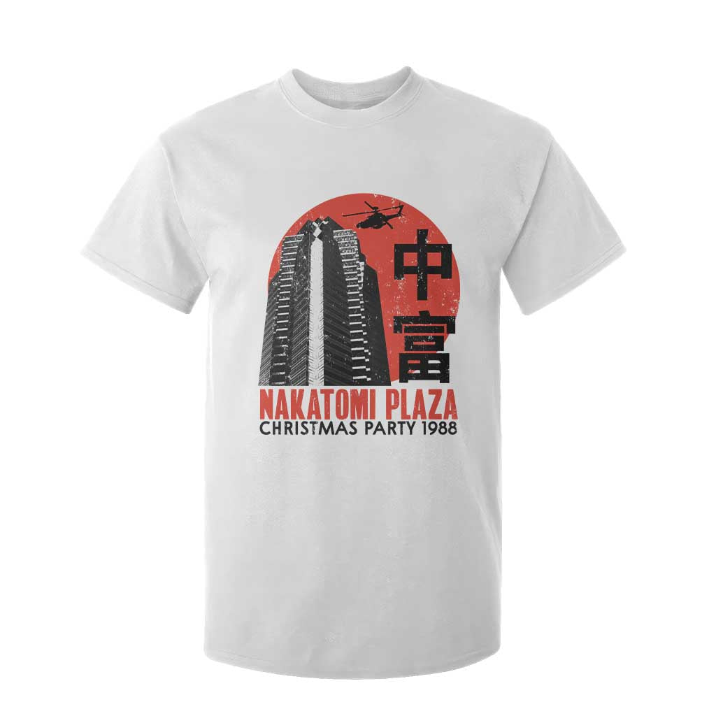 Christmas Nakatomi Plaza T Shirt For Kid Christmas Party 1988 Vintage Japanese Style TS11 White Print Your Wear