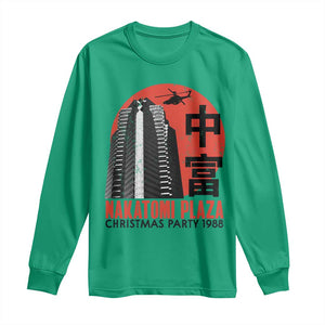 Christmas Nakatomi Plaza Long Sleeve Shirt Christmas Party 1988 Vintage Japanese Style TS11 Irish Green Print Your Wear