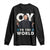 Funny Oy To The World Hanukkah Trump Long Sleeve Shirt Menorah David Stars Chanukah Jewish TS11 Black Print Your Wear