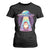 Funny Christmas Santa Alien Neon UFO T Shirt For Women TS11 Black Print Your Wear