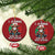 Funny Xmas Mexican Santa Christmas Ornament I Juanna Wish You A Merry Xmas TS11 Circle Red Print Your Wear