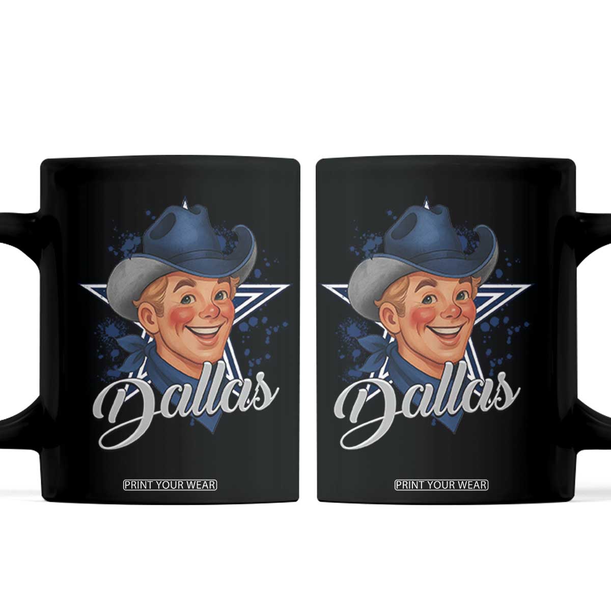 DFC Game Day Coffee Mug Funny Blue Star Sport Fan Football Game TS11 Black Print Your Wear