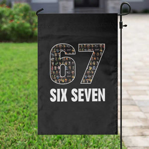 Funny 67 Six Seven Italian Brainrot Gen Alpha Meme Garden Flag TS11 Print Your Wear